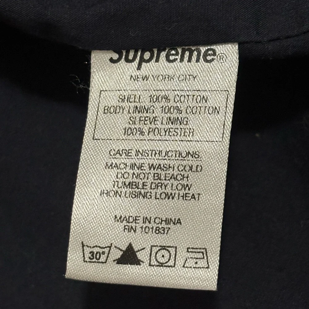 Supreme SS19 Men's Multicolor Patchwork Harrington Jacket - Picture 7 of 10